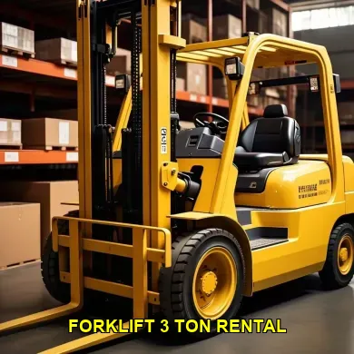 forklift 3 ton rental